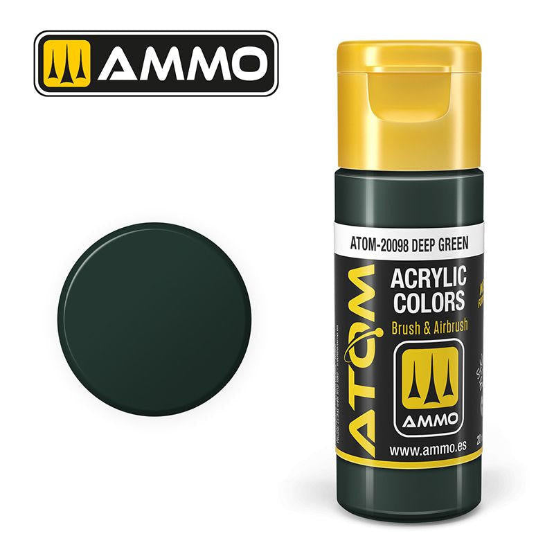 MiG Ammo ATOM COLOR Deep Green (20098)